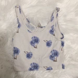 FOREVER 21 floral crop top